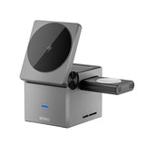 WiWU Wi-W030 3-in-1 Wireless Charger | Fast Charging Dock for iPhone, AirPods & iWatch