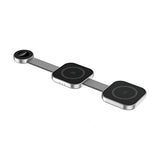 WiWU Wi-W031 Planeta Trio 3-in-1 Wireless Cableless Charger – Fast Charging Dock for iPhone, AirPods & Apple Watch