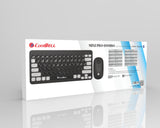 CoolBELL KM300e Mini Pro Combo Wireless Keyboard & Mouse | Dual Mode 2.4GHz + Bluetooth