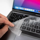 Coolbell Premium MacBook Keyboard Guard – Crystal Clear, Ultra-Thin Silicone Protector for MacBook Air & Pro