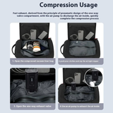 POSO 676 Expandable Travel Backpack | 17.3" Laptop Bag