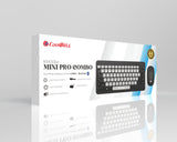 CoolBELL KM300e Mini Pro Combo Wireless Keyboard & Mouse | Dual Mode 2.4GHz + Bluetooth