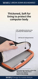 WiWU Cozy Classic Waterproof Polyester Laptop Case – Durable, Slim & Stylish Protection