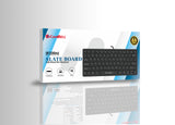 CoolBell Slate Board – USB Wired Mini Keyboard (78 Keys, Chocolate Key Design)