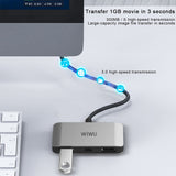 WiWU 3 in 1 Type-C Hub (C2H) – USB-C Adapter for Laptops