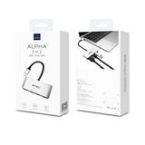 WiWU 3 in 1 Type-C Hub (C2H) – USB-C Adapter for Laptops